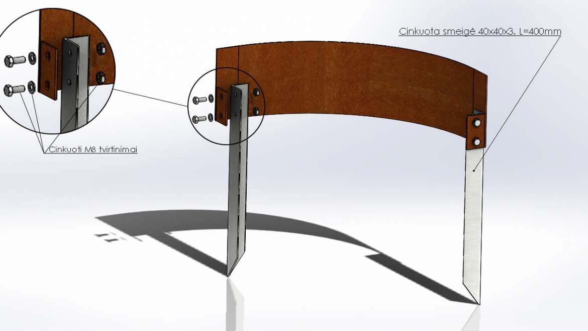 Outer rounded corner