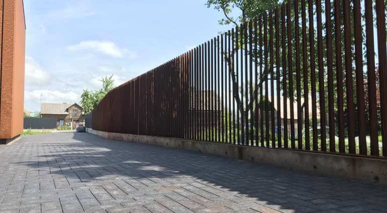 Corten Steel Fence “Zetta”
