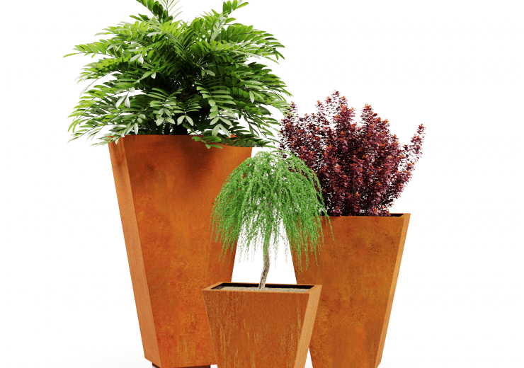 Laajenevat Corten-ruukut