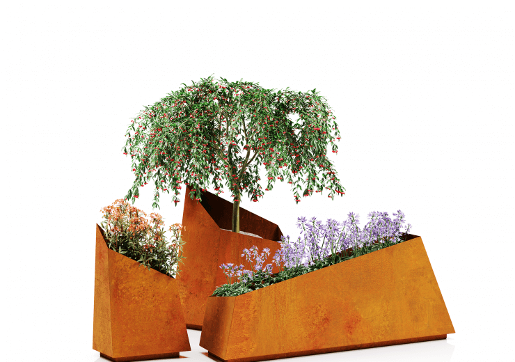 Moderni ruukkusarja ”Asimetric” – tyylikkäille tiloille